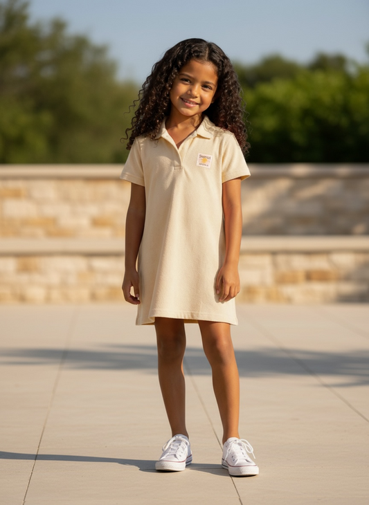 ROBE EN ÉPONGE BEIGE